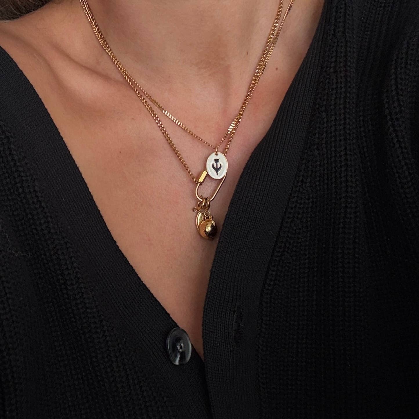 Tulipe Necklace- Gold