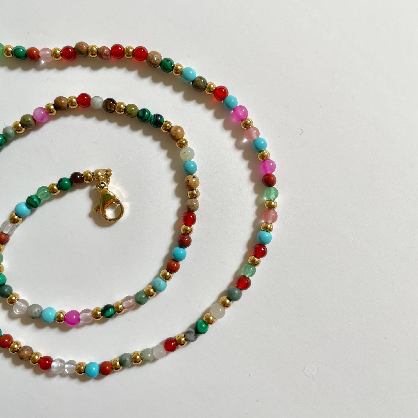 Necklace - Lila Bead