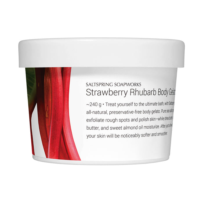 Saltspring Soapworks - Strawberry Rhubarb Body Gelato
