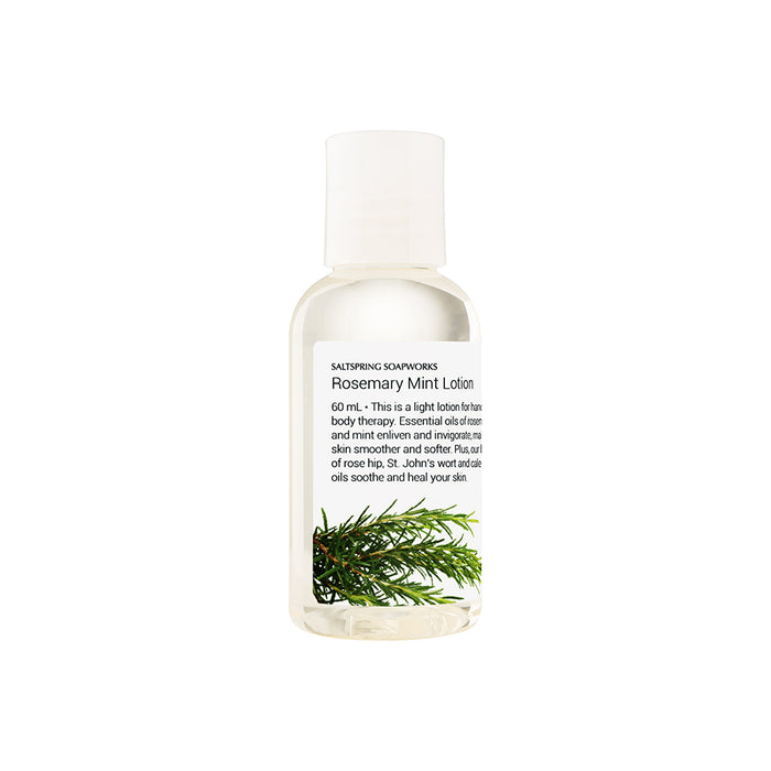 Saltspring Soapworks - (Travel Size) Rosemary Mint Lotion