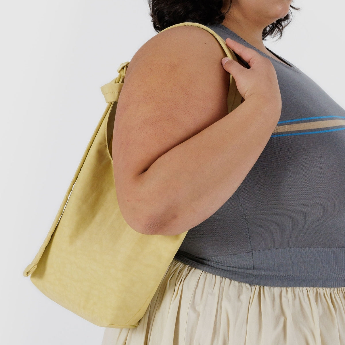 Nylon Sling Bag - Small - Butter