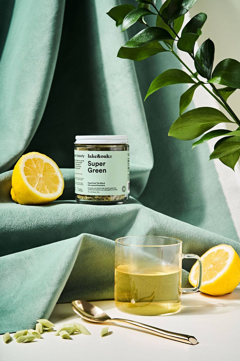 Super Green - Superfood Tea: Pyramid Tea Bags - Retail Canister
