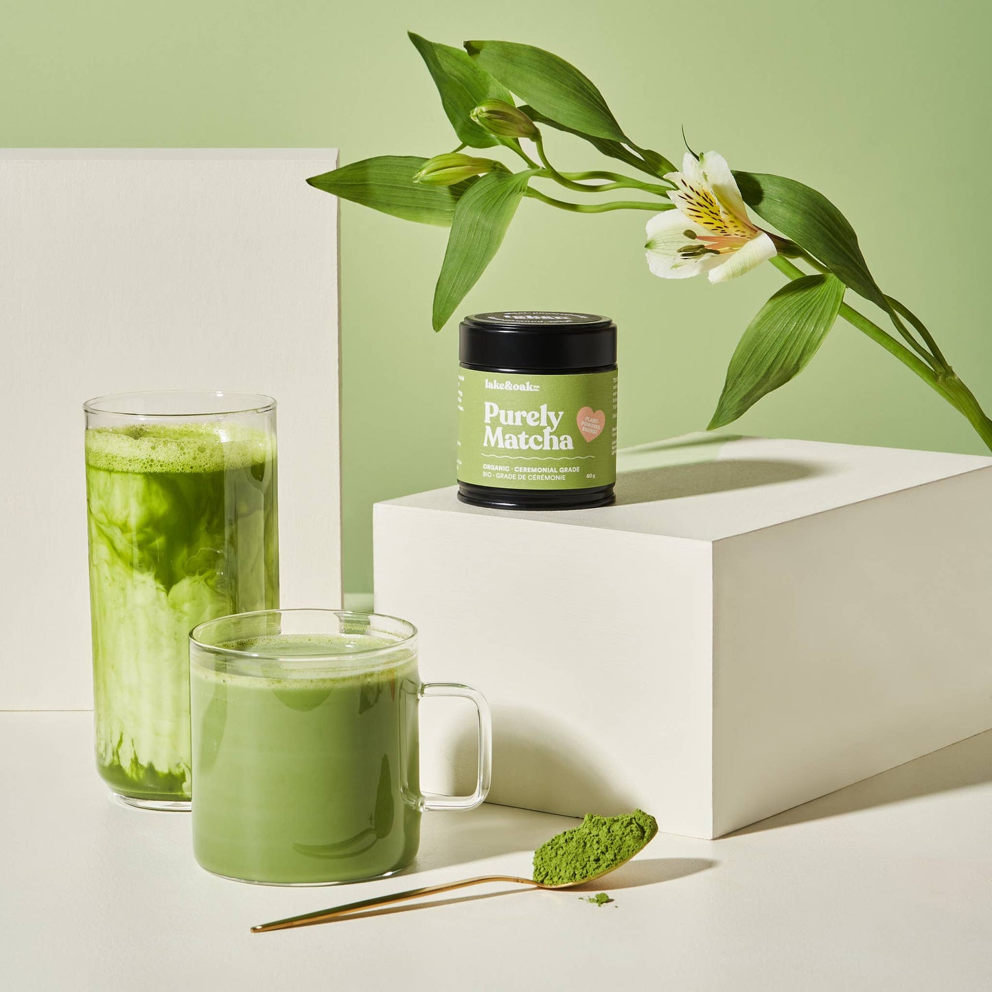 Lake & Oak Tea Co. - Purely Matcha - Organic Ceremonial Grade Matcha