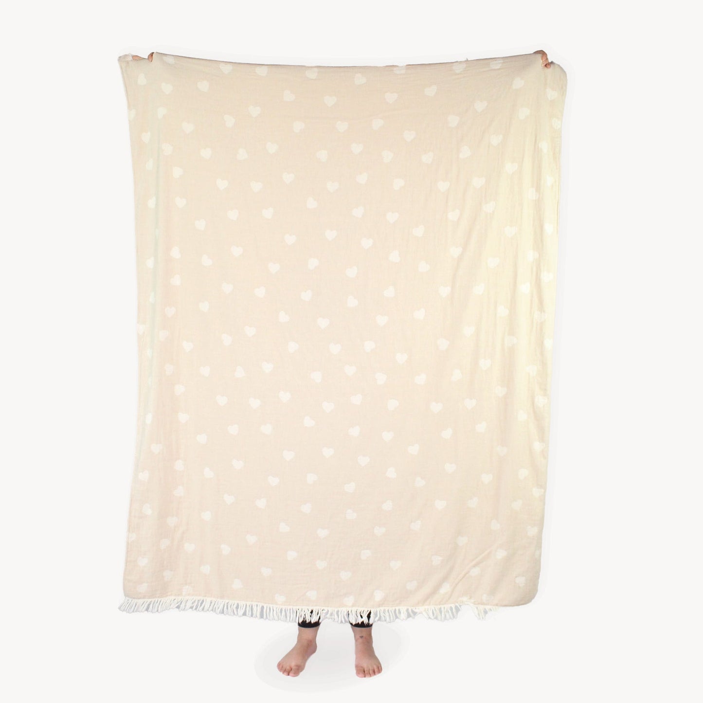 Pokoloko - Have A Heart Fleece Lined Throw
