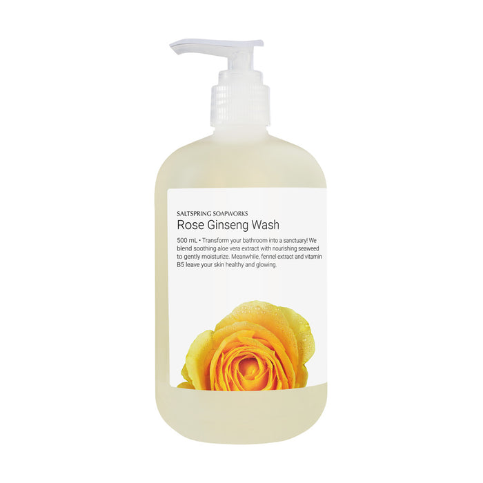 Saltspring Soapworks - Rose Ginseng Wash