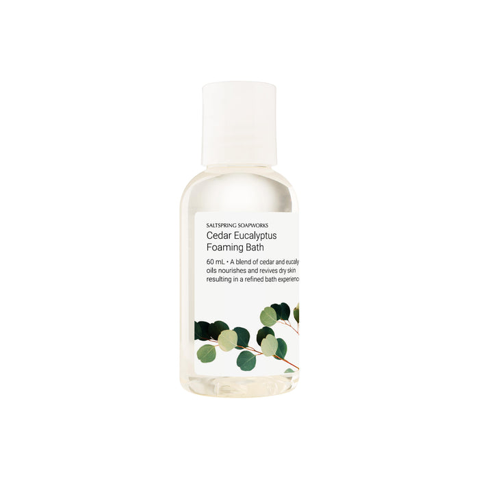 Saltspring Soapworks - (Travel Size) Cedar Eucalyptus Foaming Bath