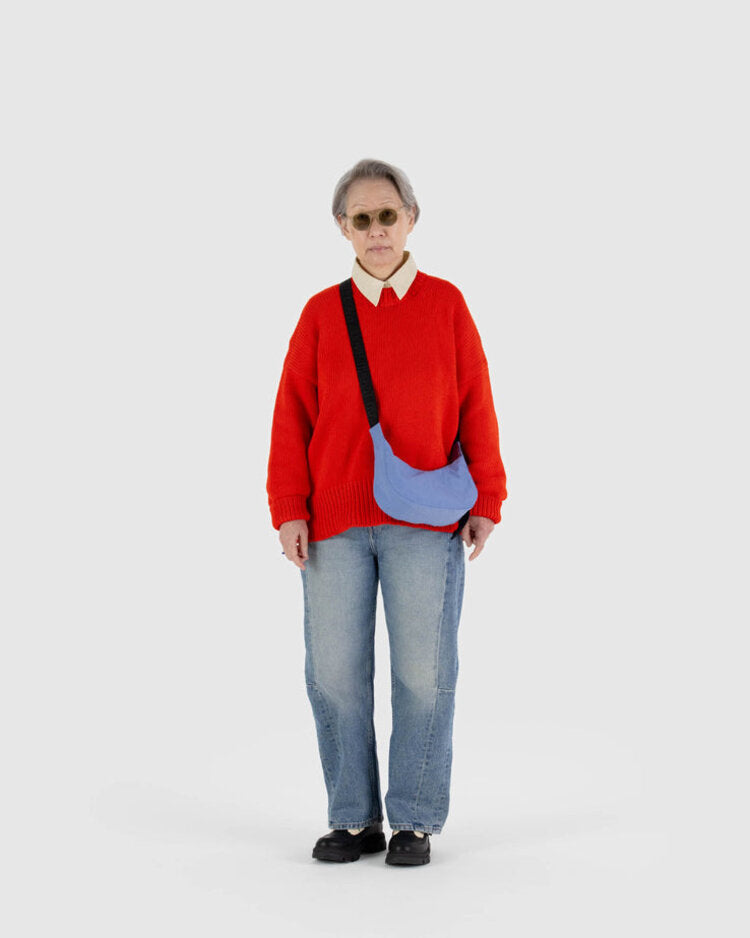 Baggu - Small Nylon Crescent Bag - Cornflower