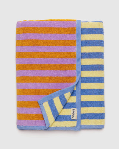 Baggu - Bath Towel - Hotel Stripe