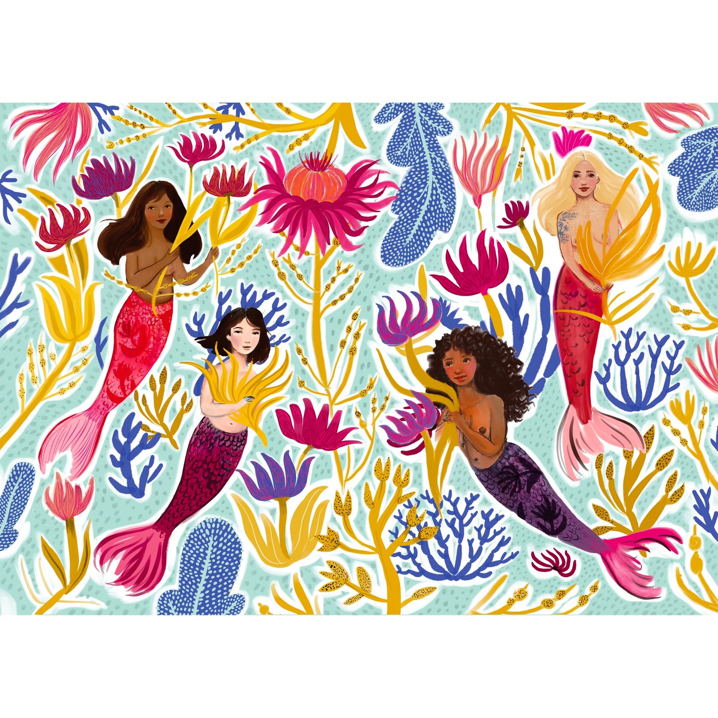 Villager Puzzles - Mermaid Life | 1000-Piece Puzzle for Adults | Designed in Canada by Briana Corr Scott
