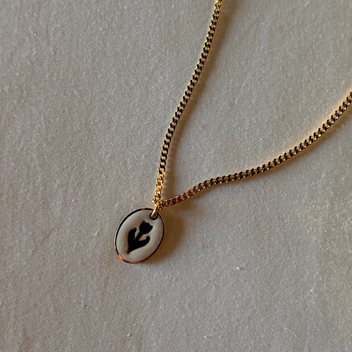 Tulipe Necklace- Gold