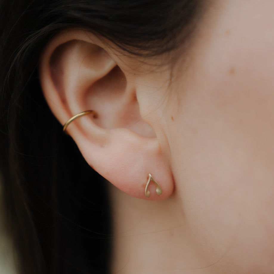 Lisa Fletcher - 10k Wishbone Earrings