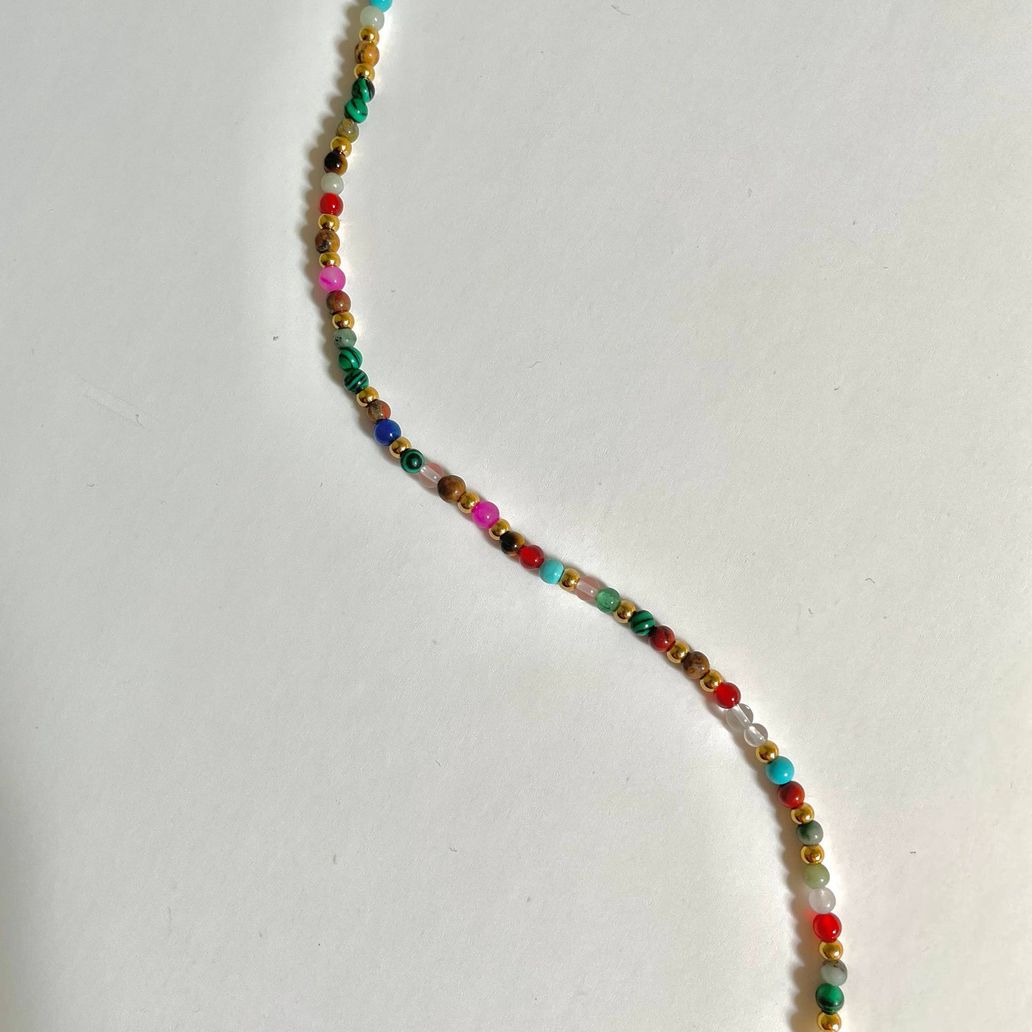 Necklace - Lila Bead