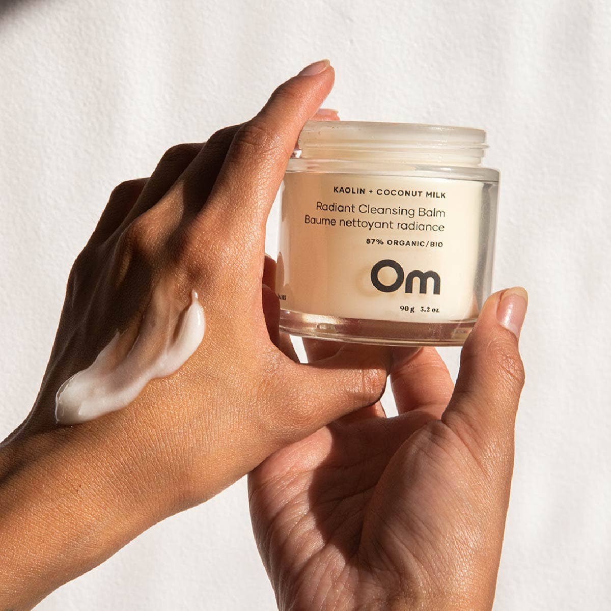 Om Organics Skincare - Kaolin + Coconut Milk Radiant Cleansing Balm