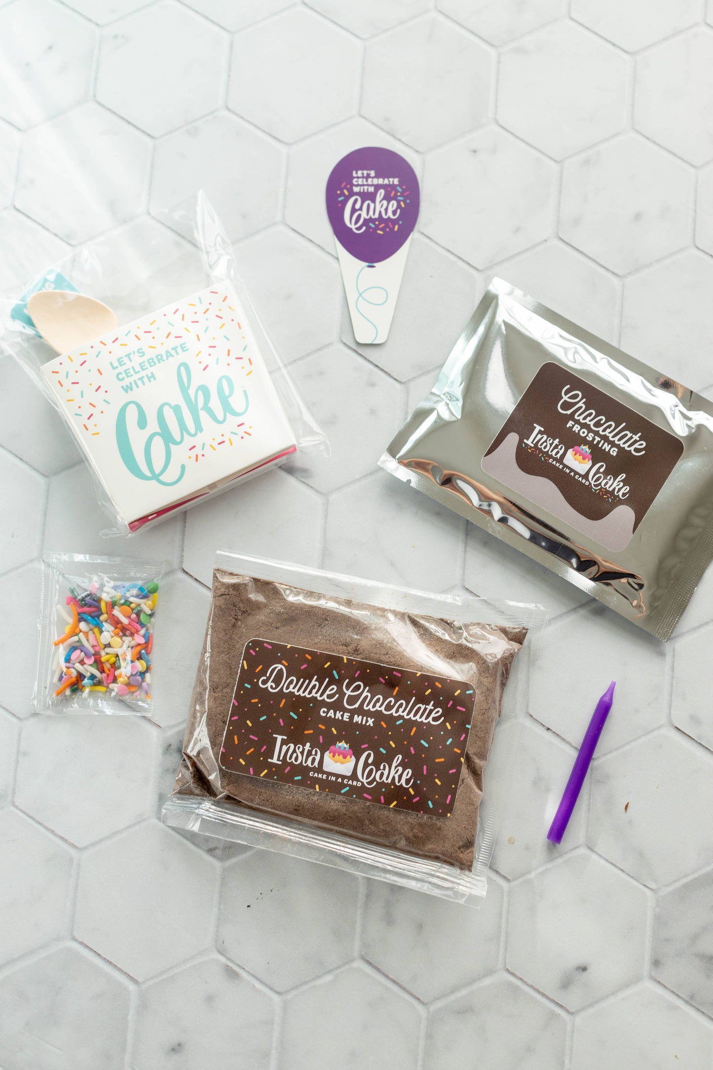 Insta Cake Card - Just Because - Zesty Lemon