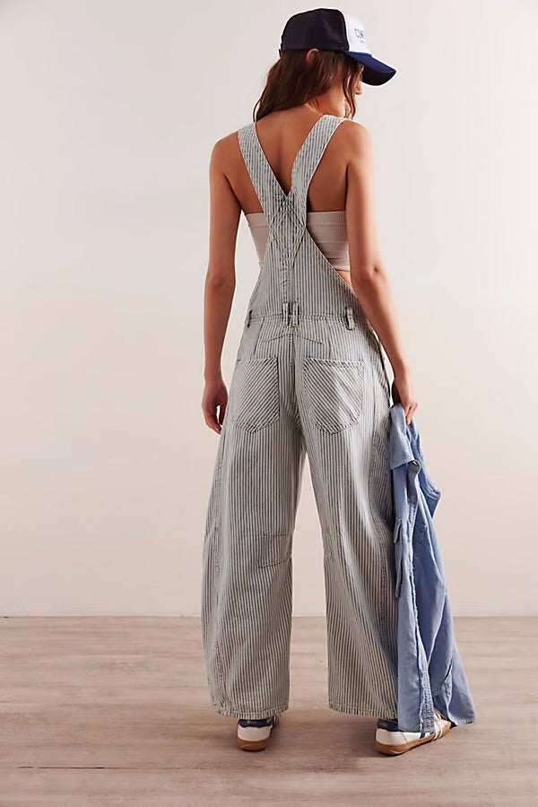Free People Good Luck Overalls