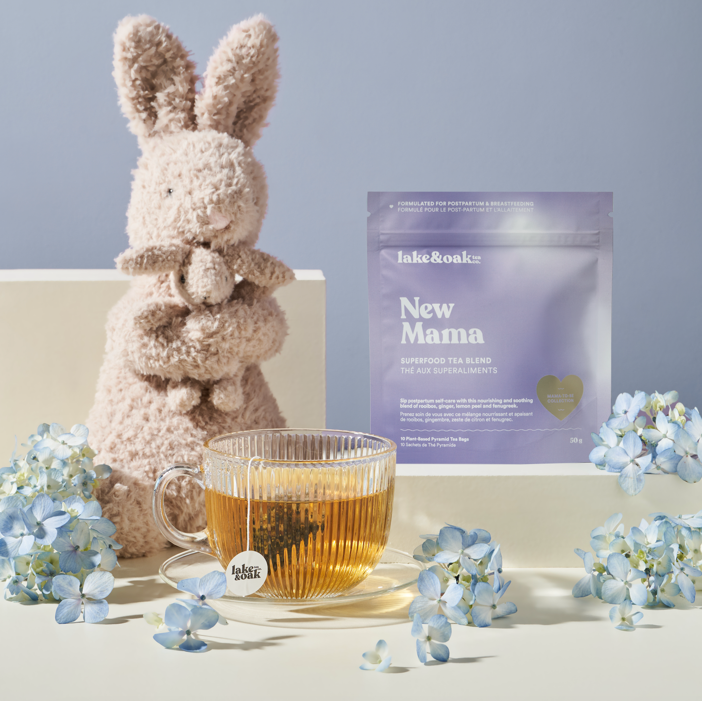 Lake & Oak Tea Co. - New Mama - Plant-Based Pyramid Tea Bags