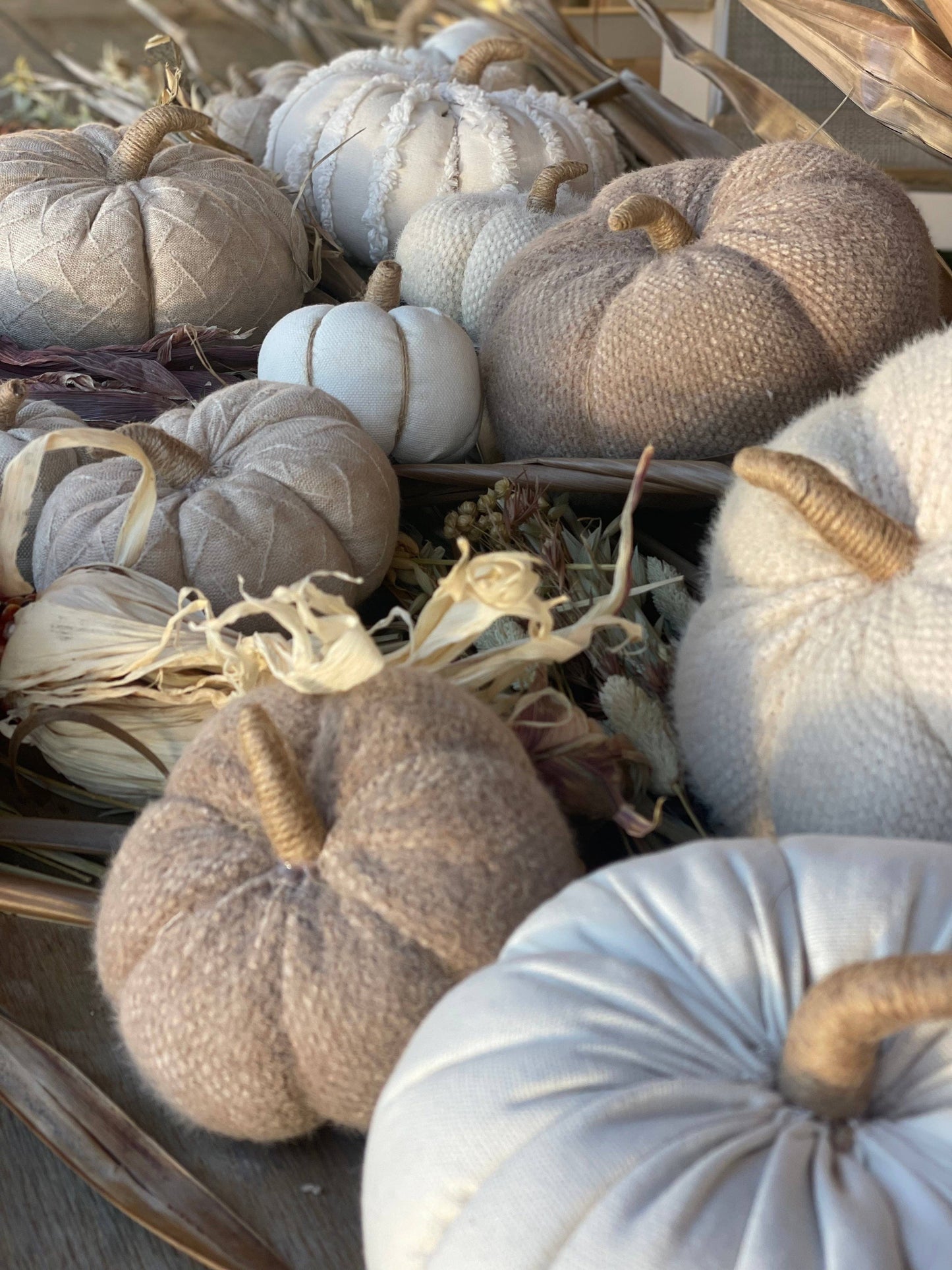 CF-3130 - Med. Tan Fuzzy Fabric Pumpkin
