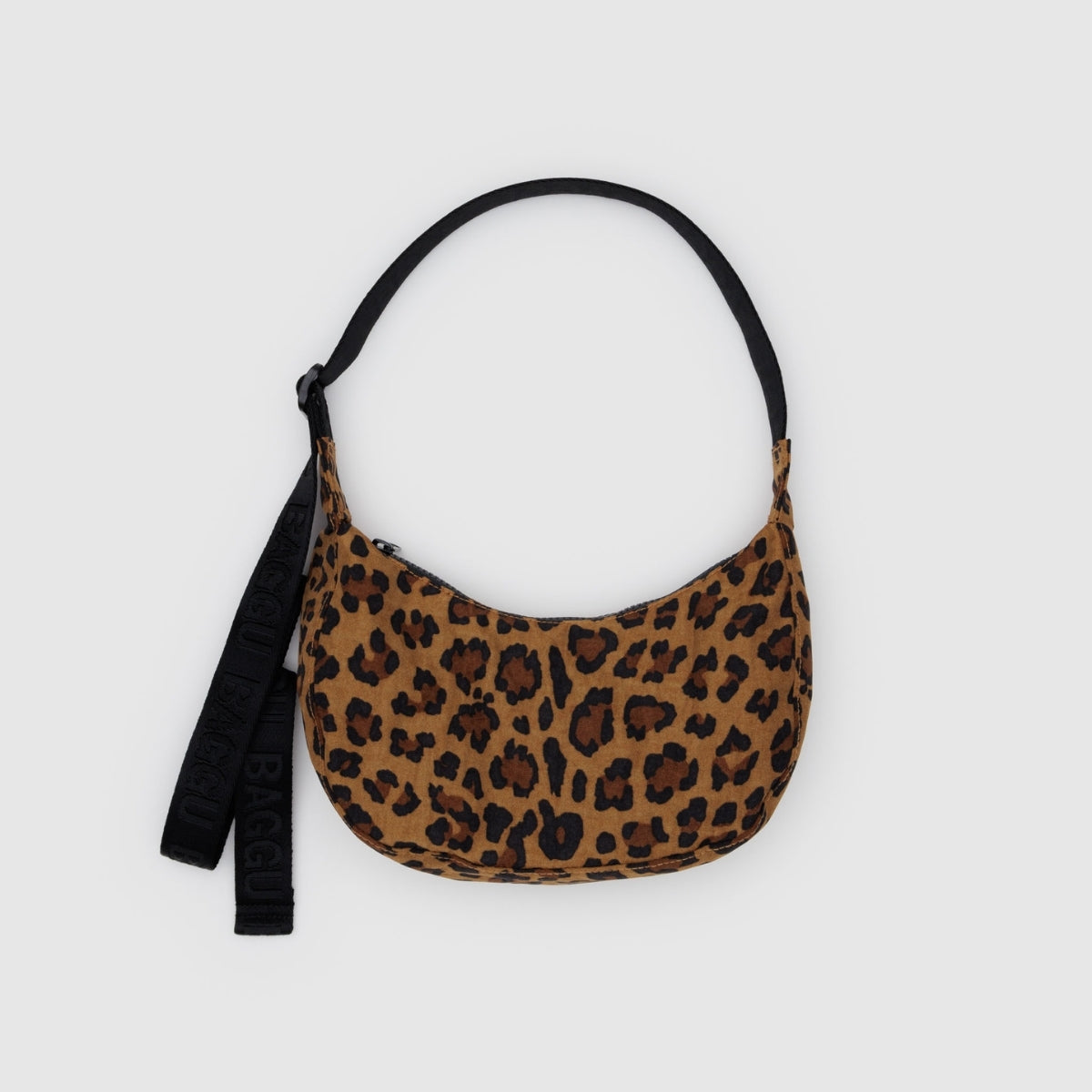 Baggu - Small Nylon Crescent Bag - Leopard