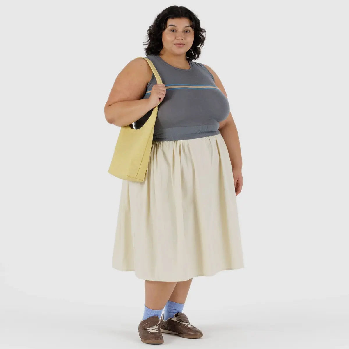 Nylon Sling Bag - Small - Butter