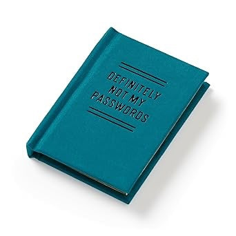 Definitely Not My Passwords - Password Diary