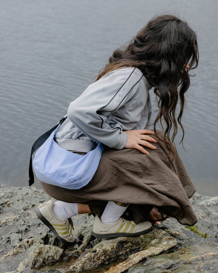 Baggu - Small Nylon Crescent Bag - Cornflower