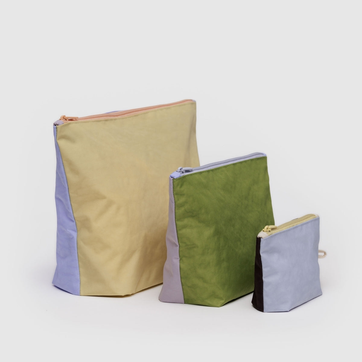 Baggu - Go Pouch Set - Pastel Colorblock