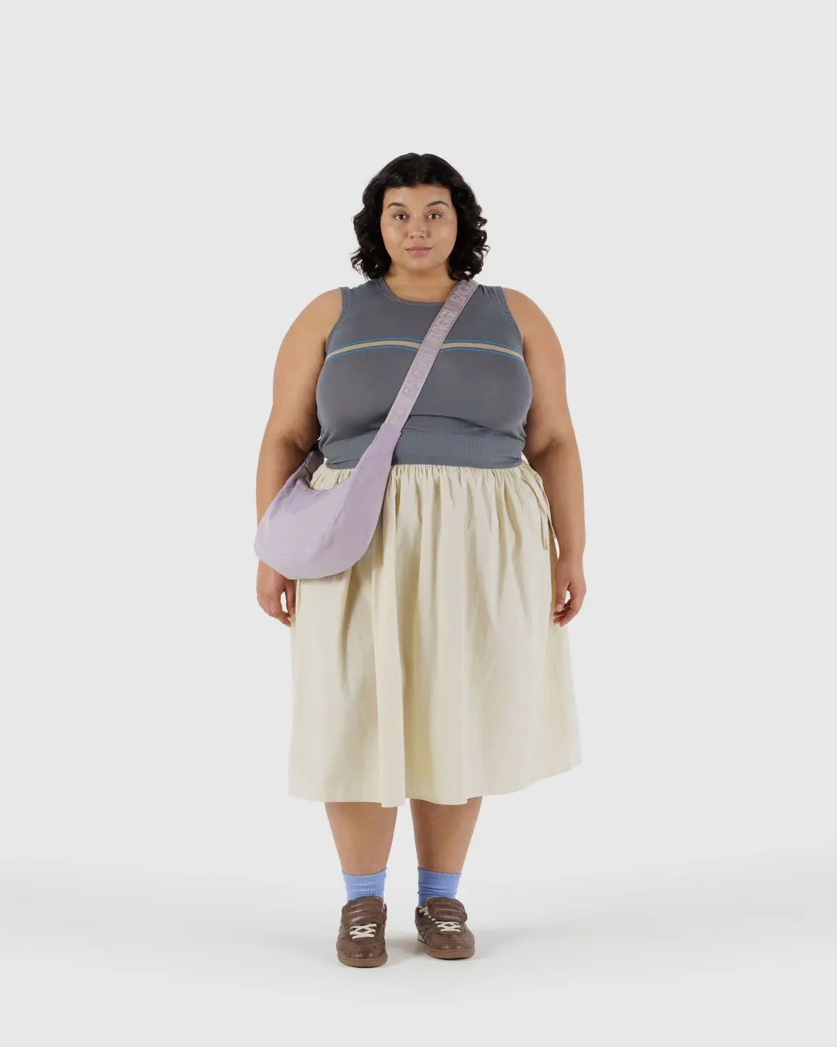 Crescent Bag - Medium - Dusty Pink