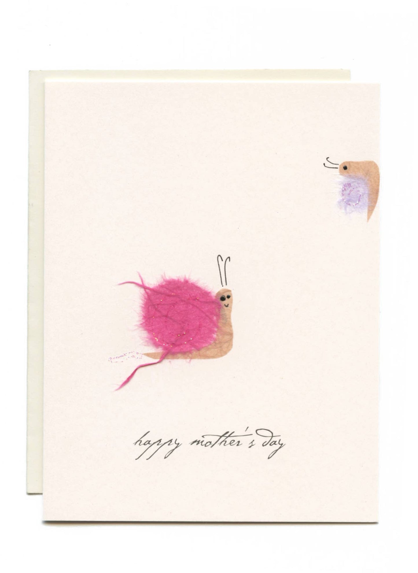 "Happy Mother's Day" Mom and Baby Snails