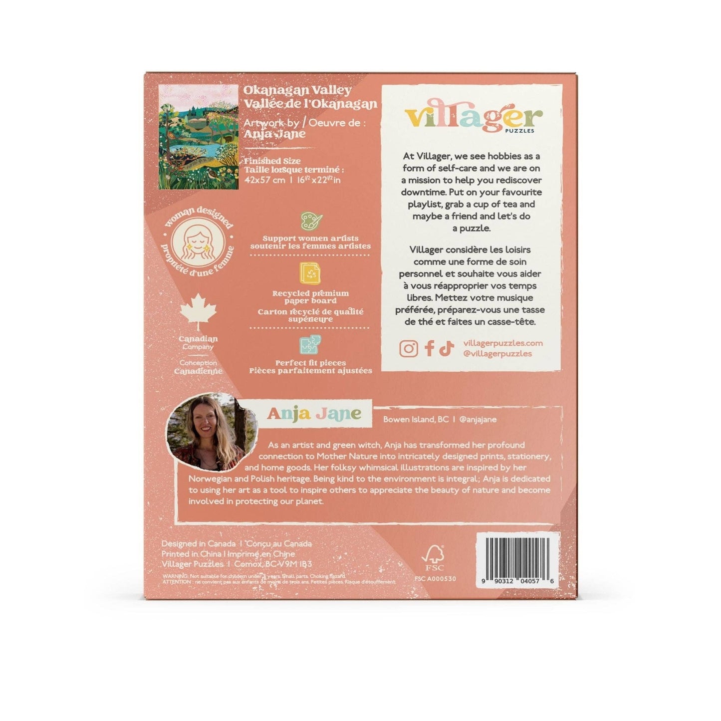 Villager Puzzles - Okanagan Valley 500-Piece Puzzle | Designed in Canada
