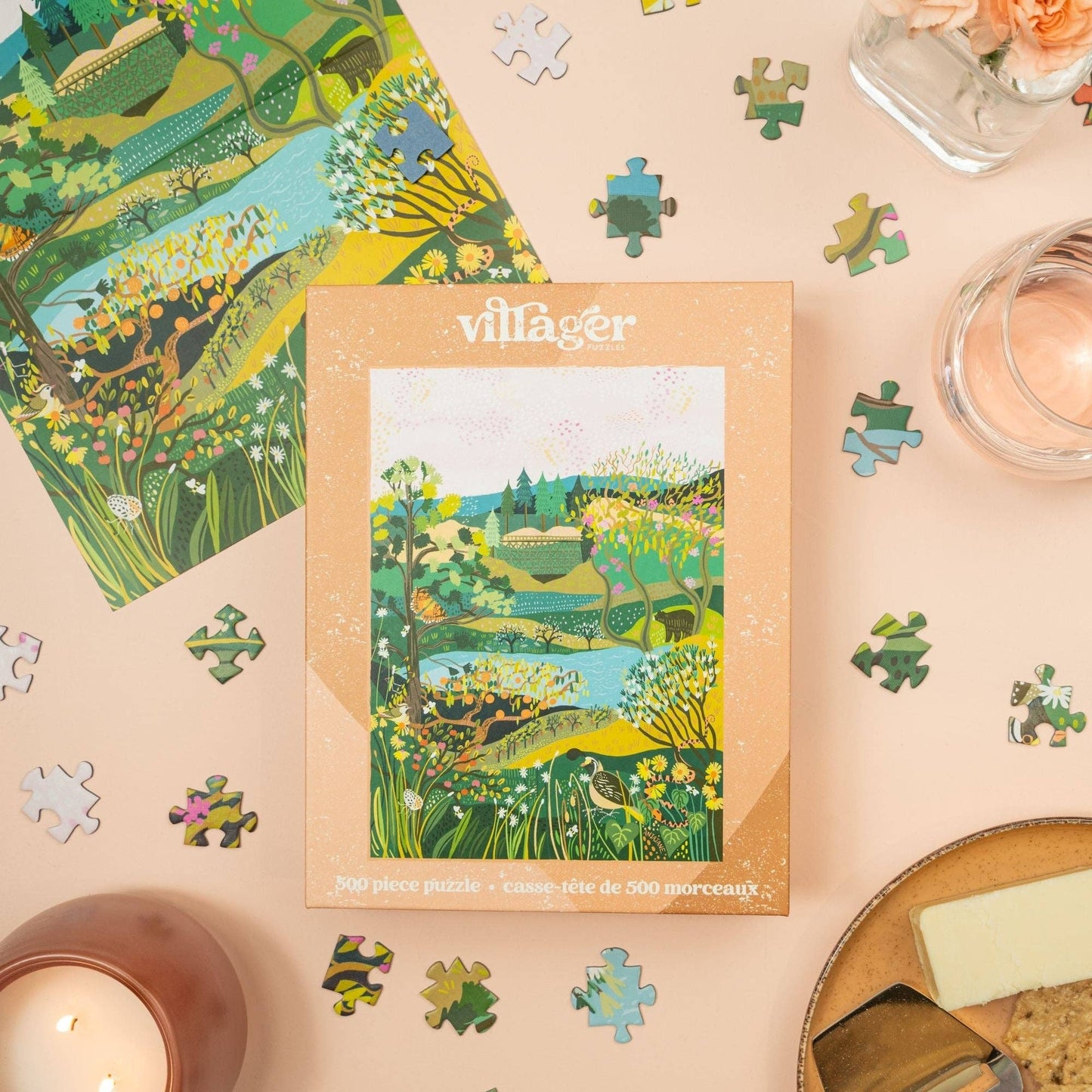 Villager Puzzles - Okanagan Valley 500-Piece Puzzle | Designed in Canada