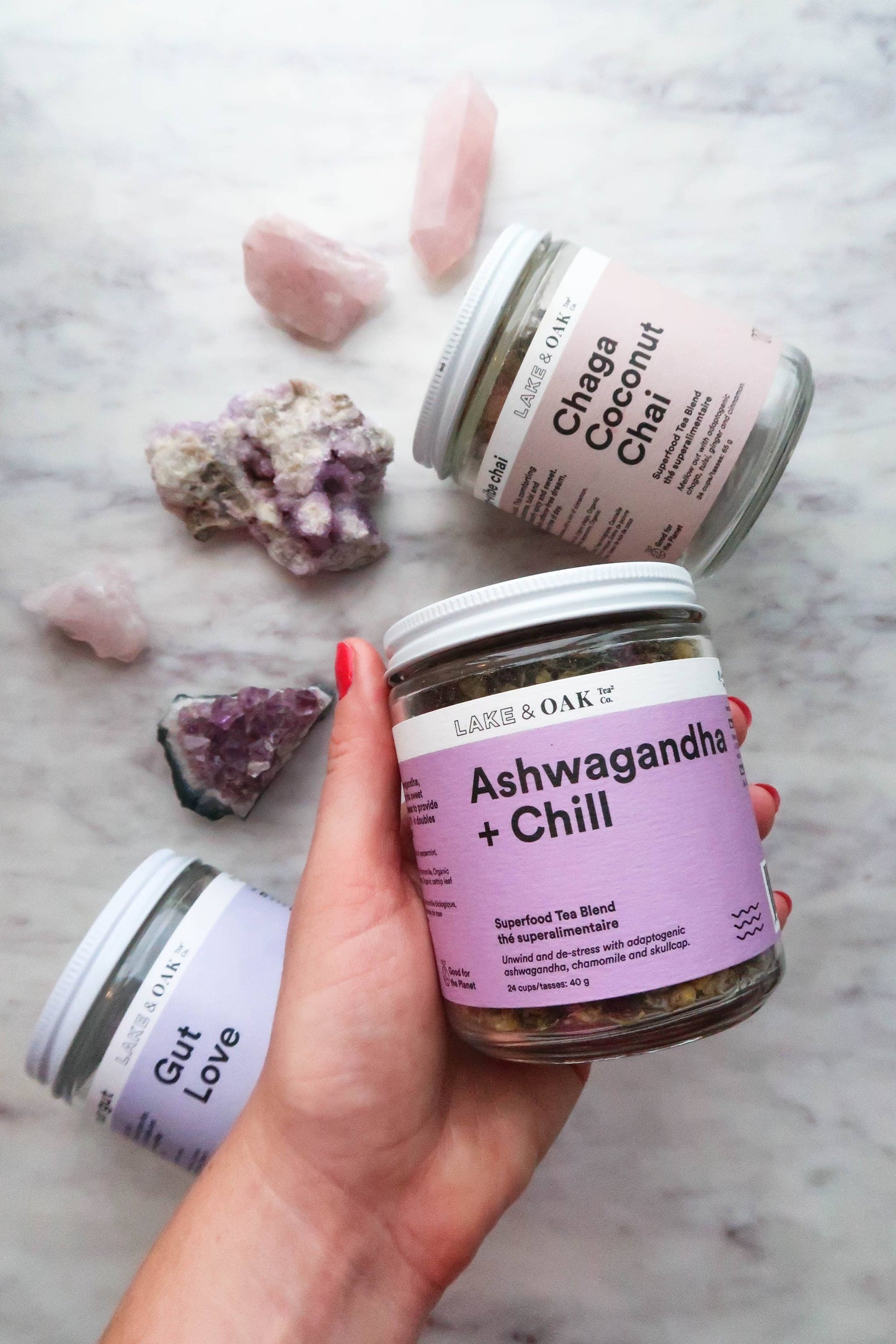 Lake & Oak Tea Co. - Ashwagandha + Chill - Superfood Tea Blend