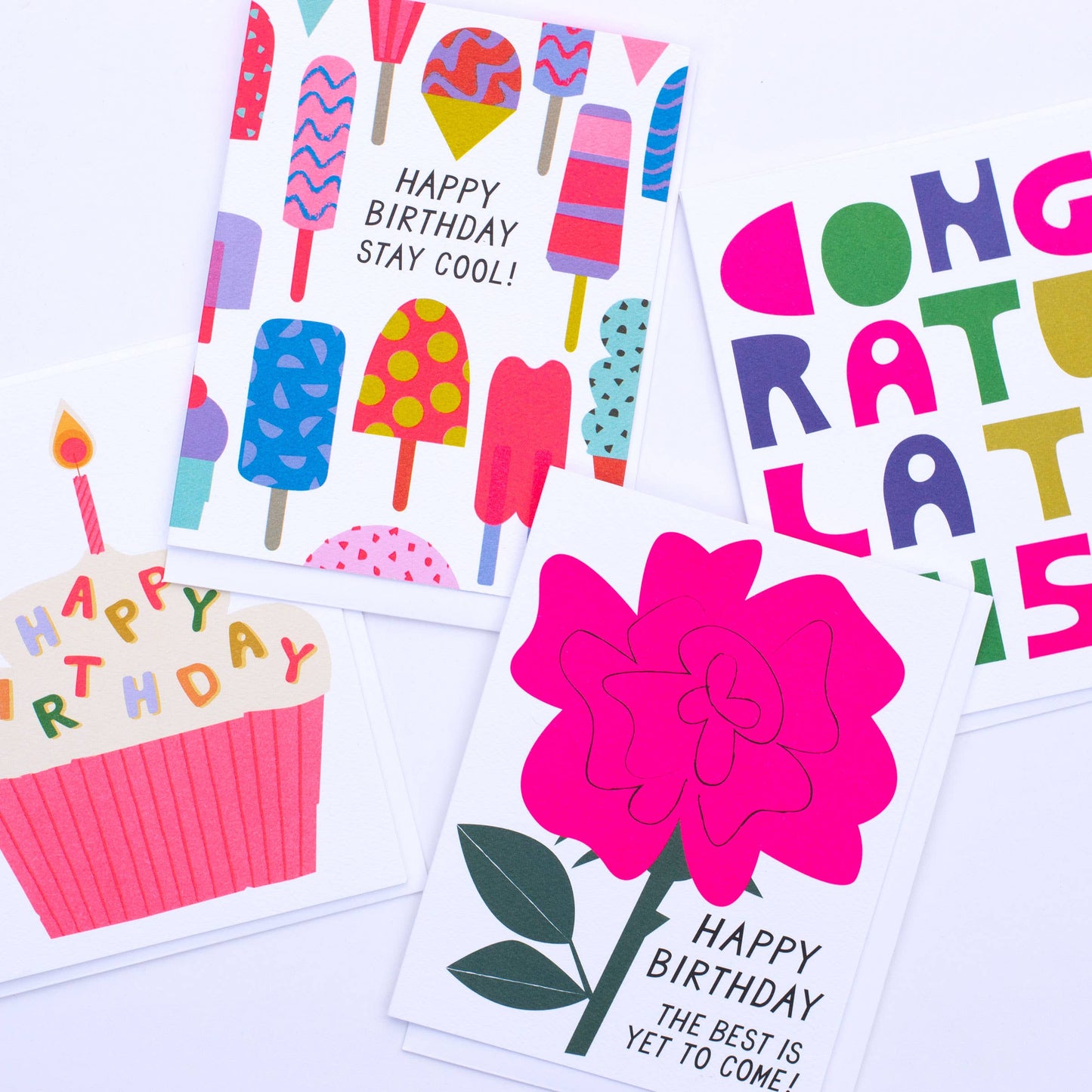 Happy Birthday Cupcake Sprinkles Note Card