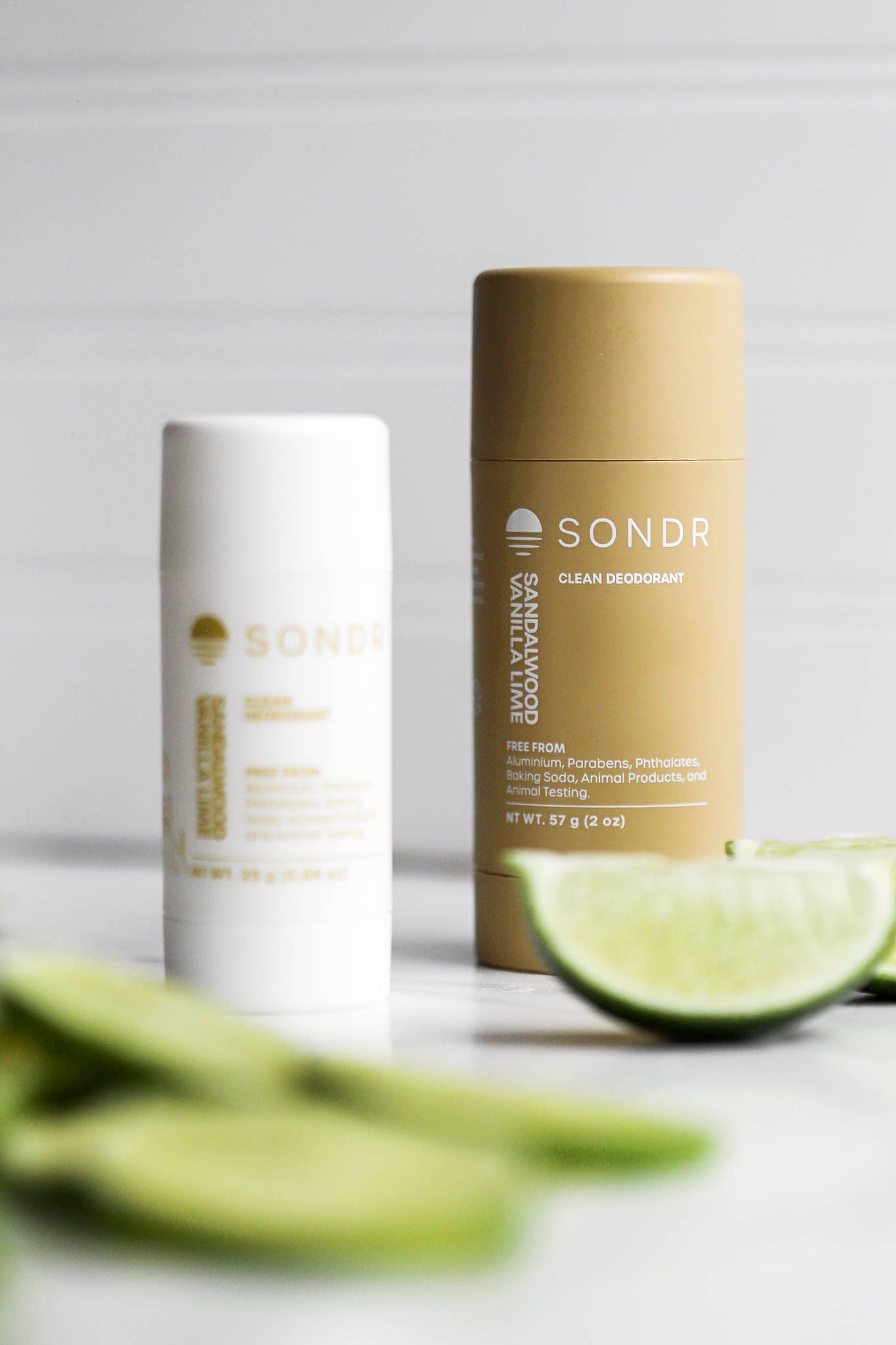 Sondr Clean Deodorant - Sandalwood Vanilla Lime