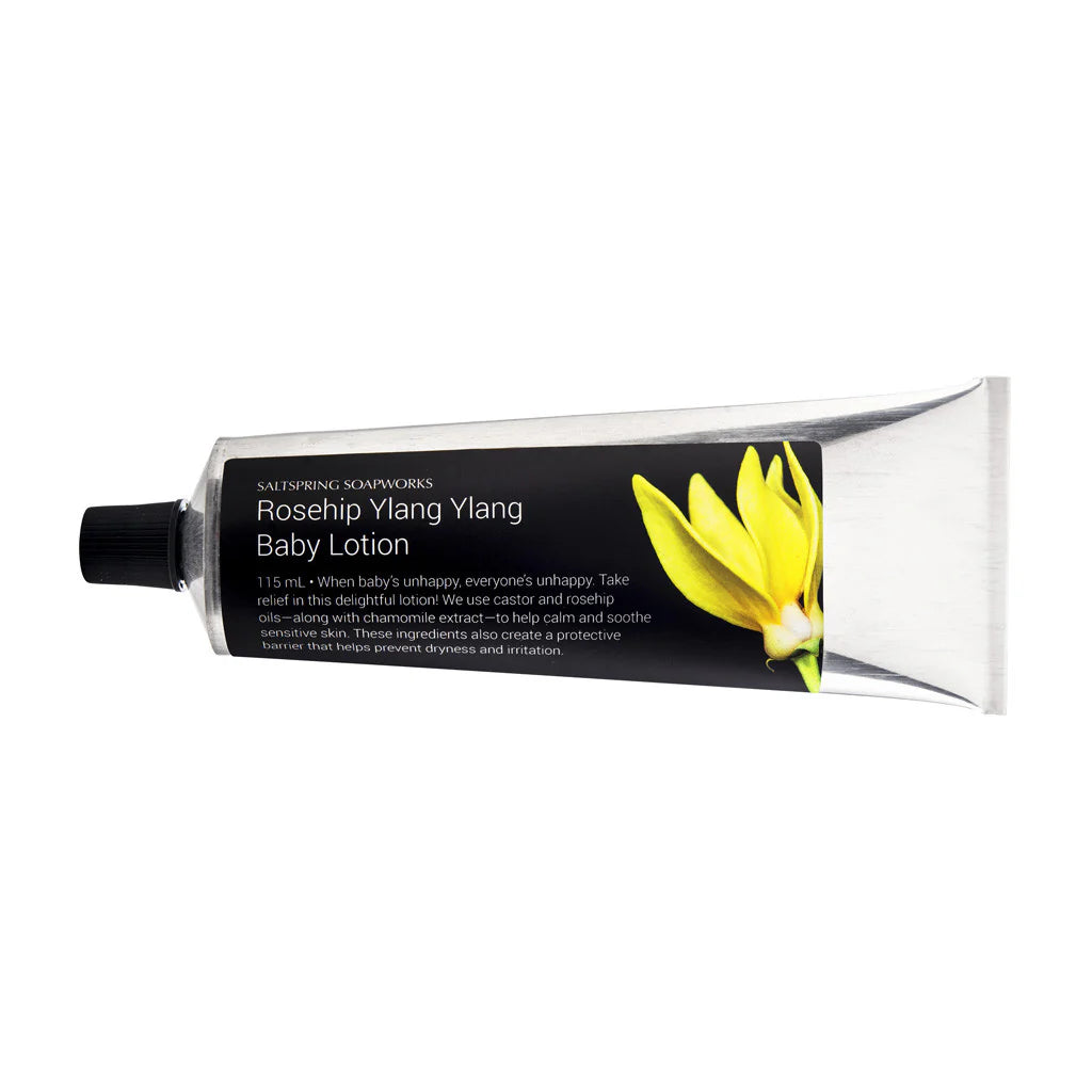 Saltspring Soapworks - Rosehip Ylang Ylang Baby Lotion
