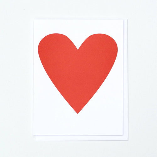 Classic Red Heart Card