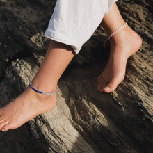 Monte Carlo Anklet, Surfer Jewelry,Beaded Anklet by Koh Surf: 001