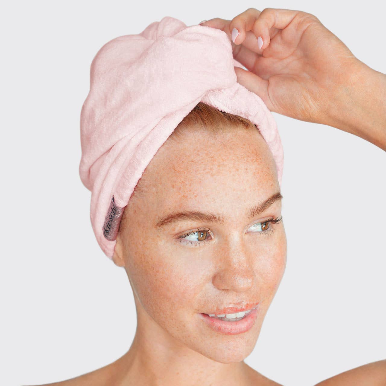 Kitsch  - Quick Dry Hair Towel - Blush