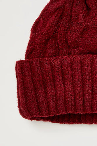 Free People - Coast Beanie - Wine