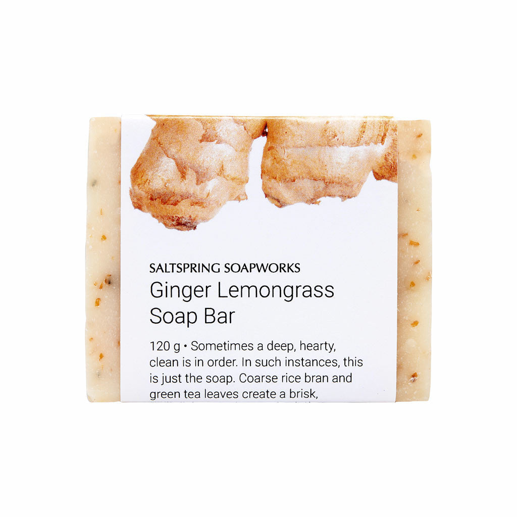 Saltspring Soapworks - Soap Bar - Ginger Lemongrass