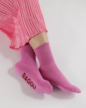 Baggu - Ribbed Sock - Extra Pink