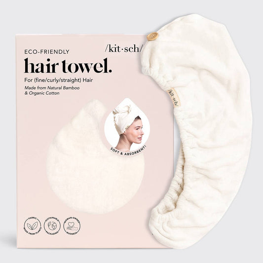 Kitsch - Dry Hair Towel - Ivory