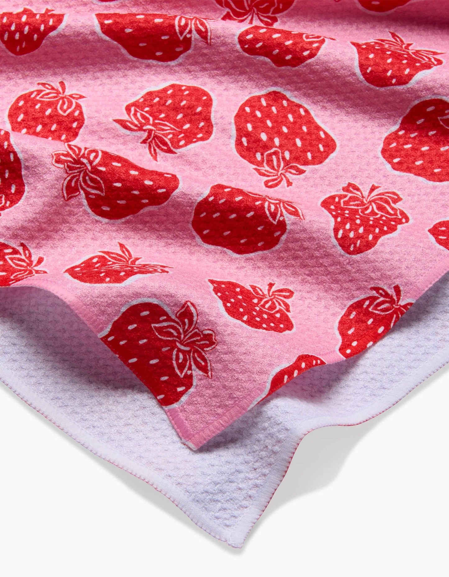 Geometry  - Tea Towel - Strawberry Fields