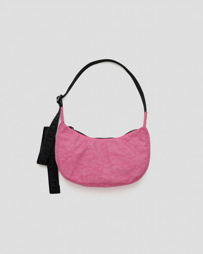 Baggu - Small Nylon Crescent Bag - Azalea Pink