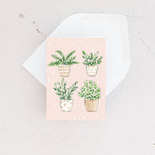 Mini Card - Plants Quartet -Everyday Botanical Greeting Card