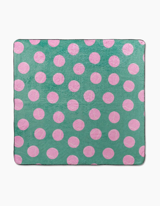 Geometry - Dog Plush Towel - Pink Ball