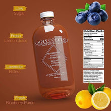 Simply Cocktail - Blueberry Lavender Cocktail Mix - 16oz