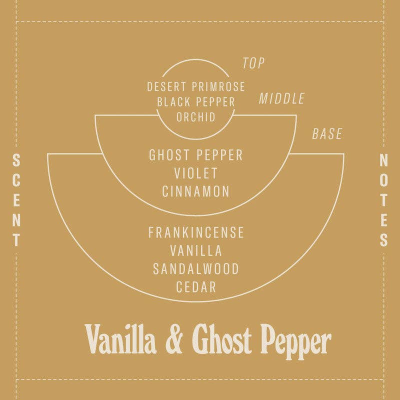 P.F. Candle Co - Vanilla & Ghost Pepper