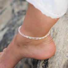 Monte Carlo Anklet, Surfer Jewelry,Beaded Anklet by Koh Surf: 005