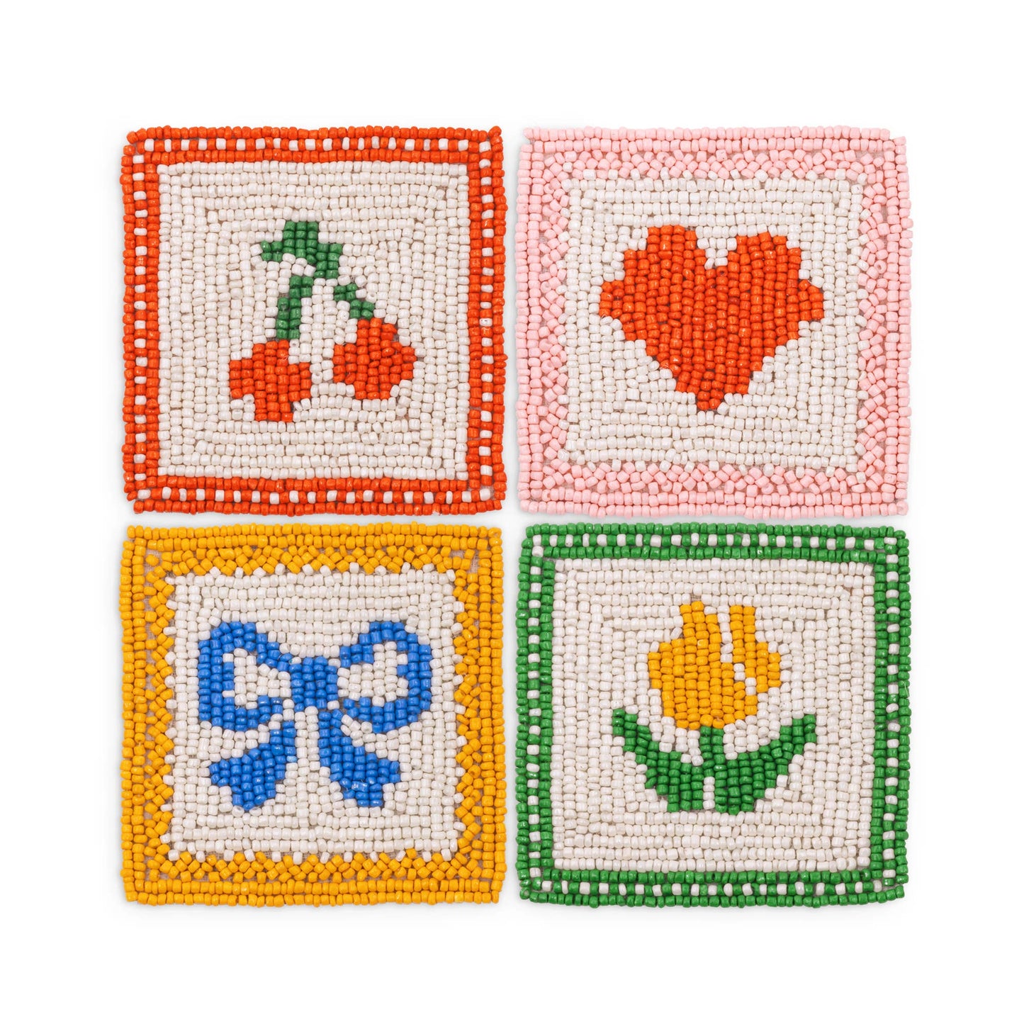 Beaded Coaster Set