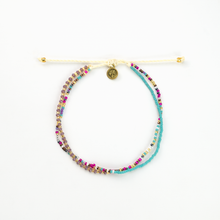 Monte Carlo Anklet, Surfer Jewelry,Beaded Anklet by Koh Surf: 005